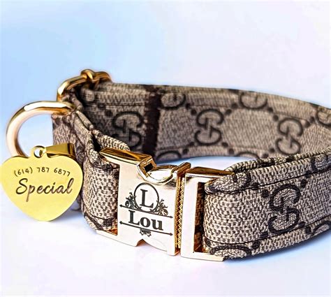 gucci dog collar small|gucci dog harness and leash.